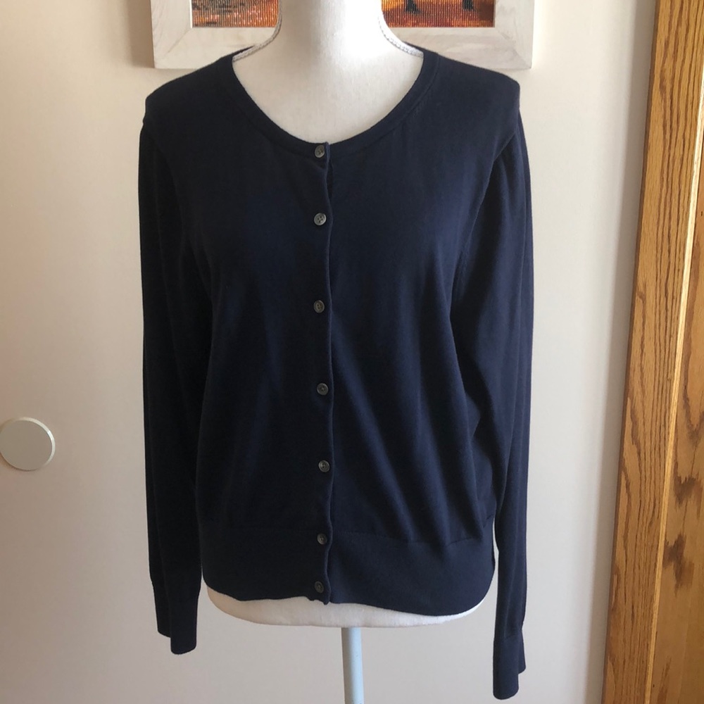 Lands end Womens button cardigan